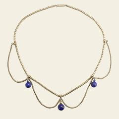 Edwardian Lapis Festoon