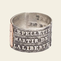 1793 French Revolution Mourning Ring for Marat and Le Peletier