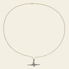 Victorian Diamond Swallow Necklace