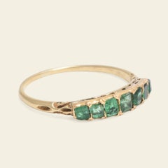 Victorian Seven-Emerald Ring