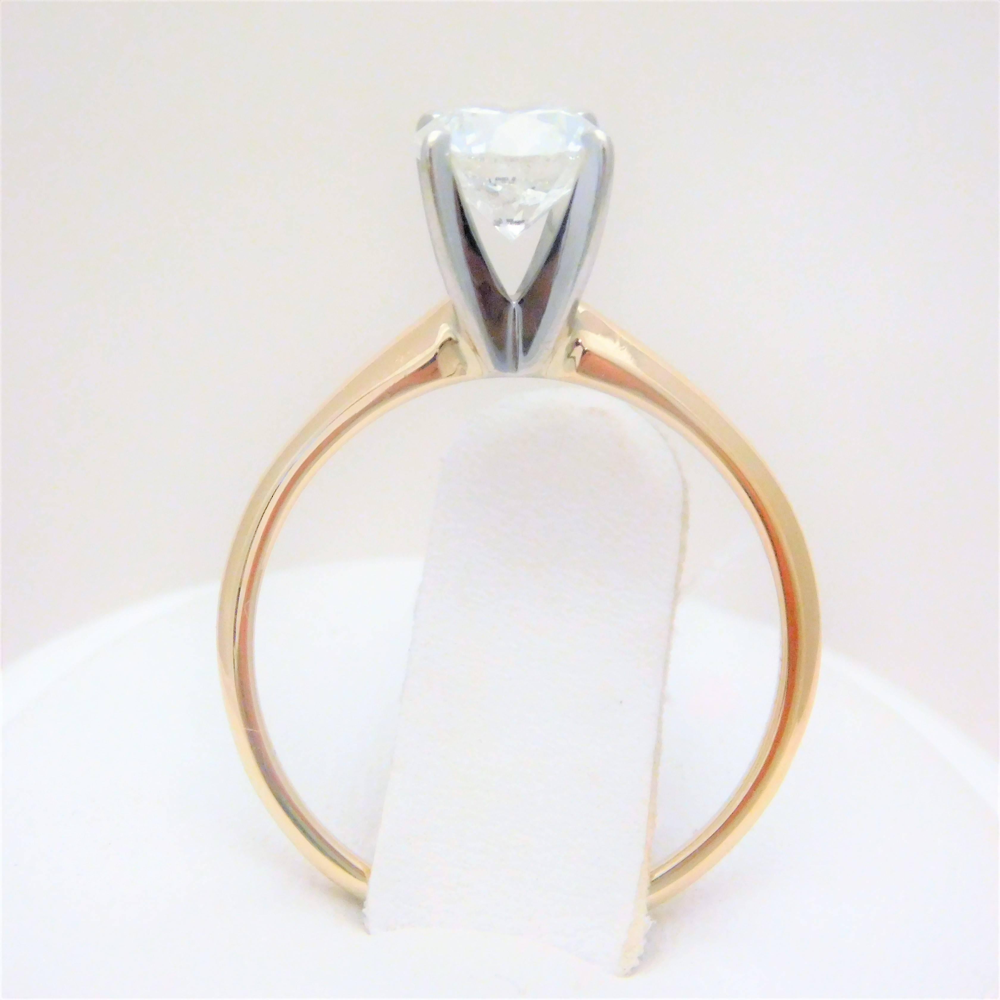 round brilliant cut engagement rings