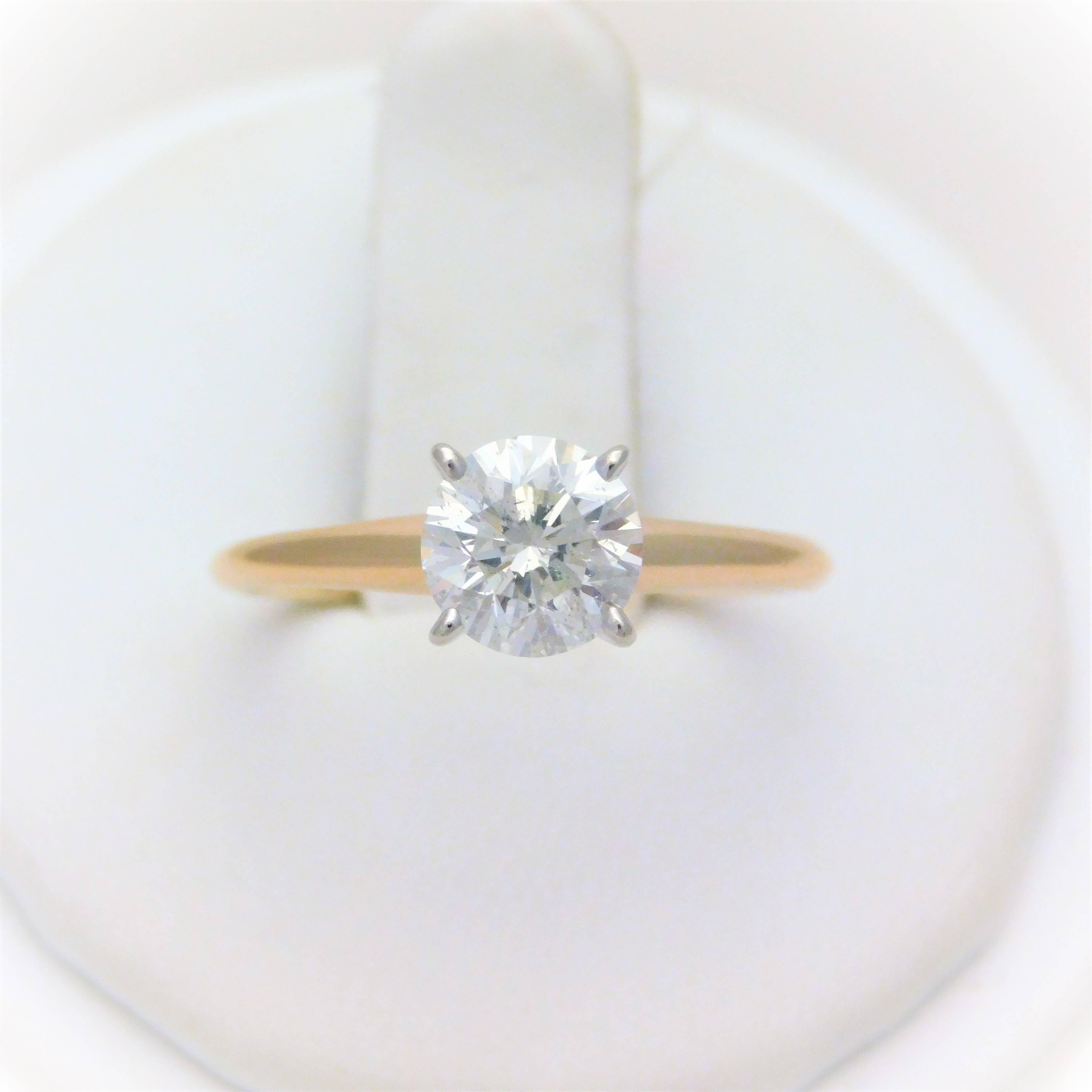 Made famous by Tiffany and Co., The solitaire round diamond engagement ring is the most classic designs in the world.  It’s simplicity allows the diamond to shine as the main attraction.  No distracting accents.  It is truly a timeless setting.  