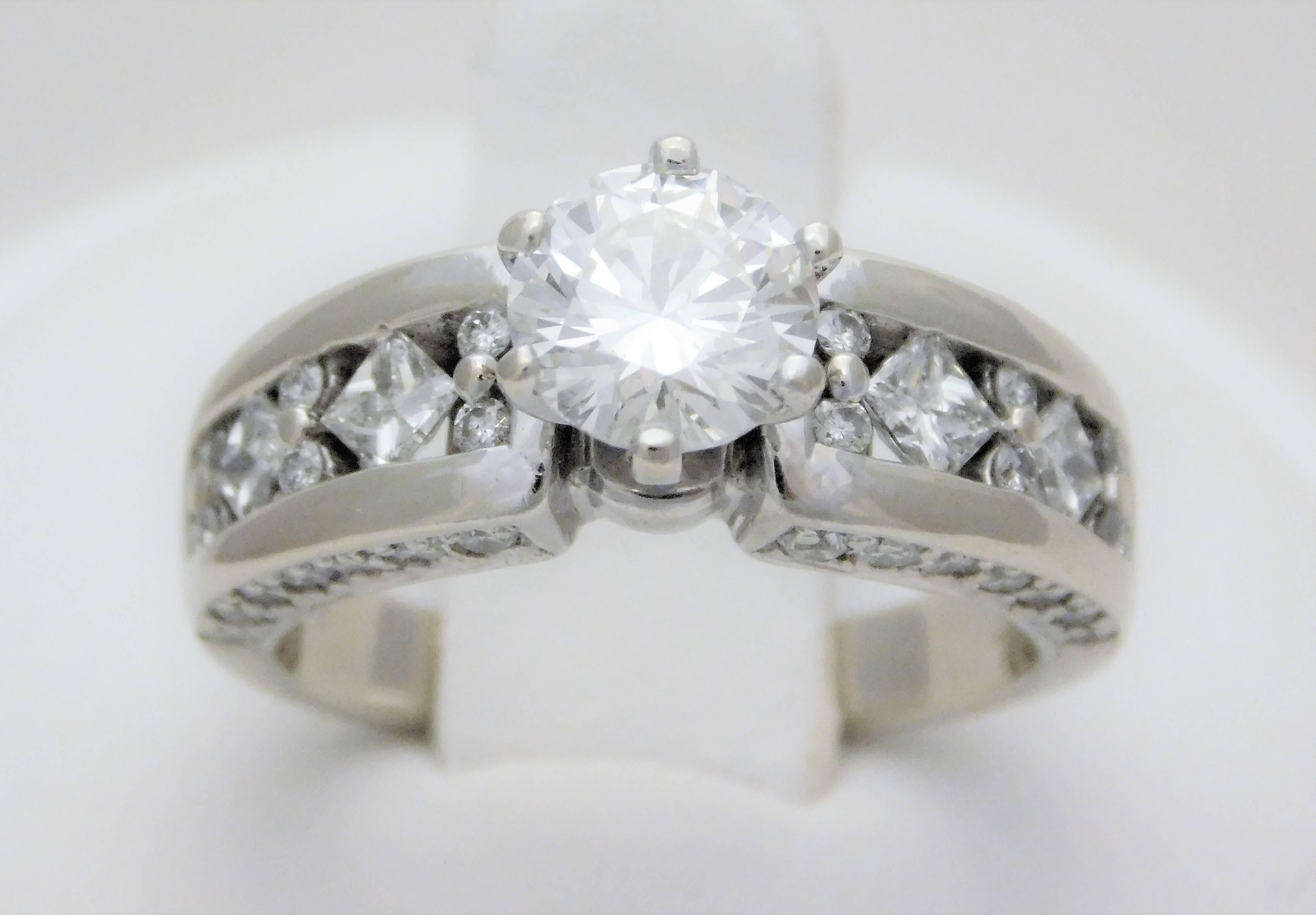 Vintage 2.25 Carat Diamond Engagement Ring 1