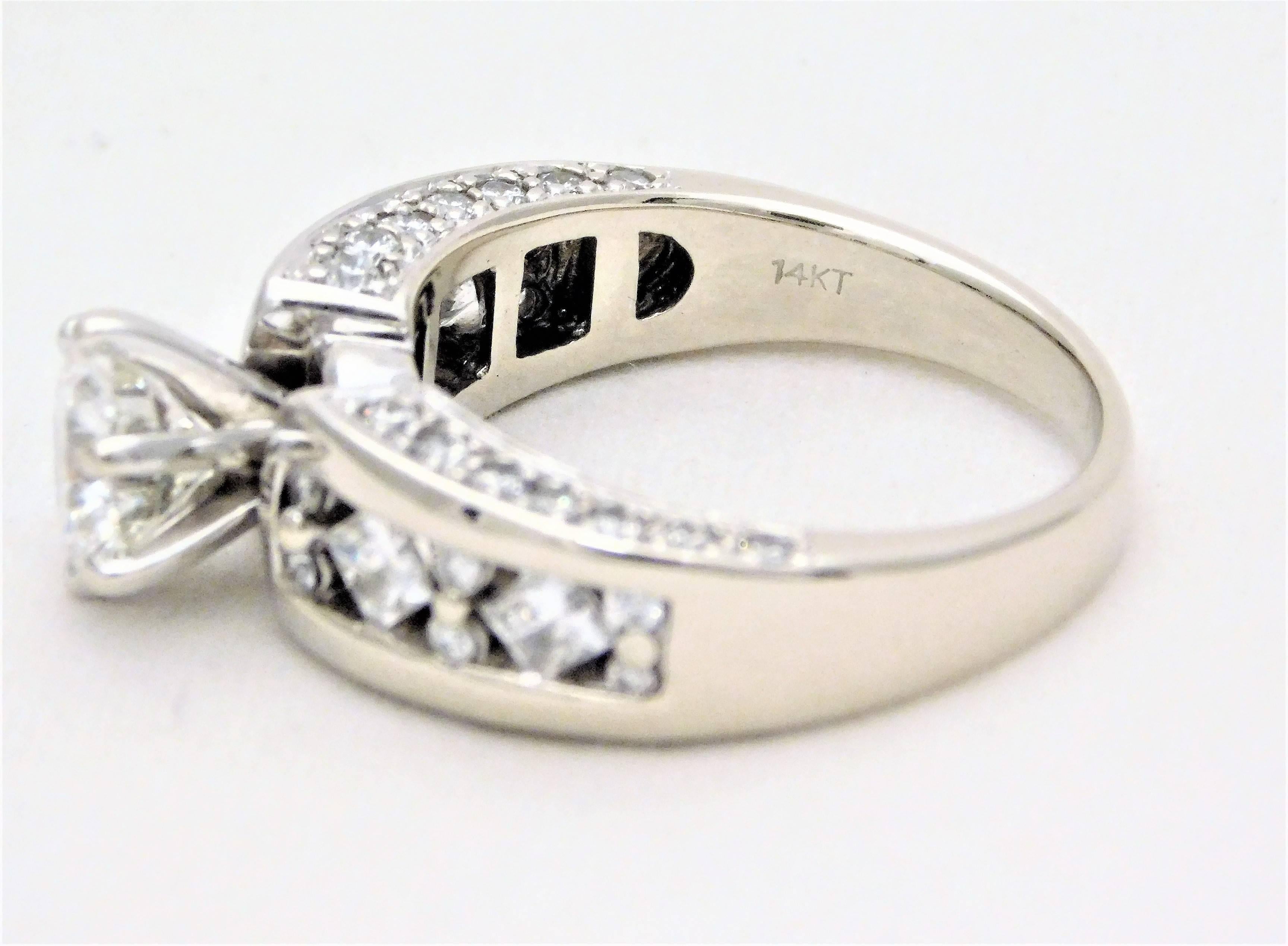 Women's Vintage 2.25 Carat Diamond Engagement Ring