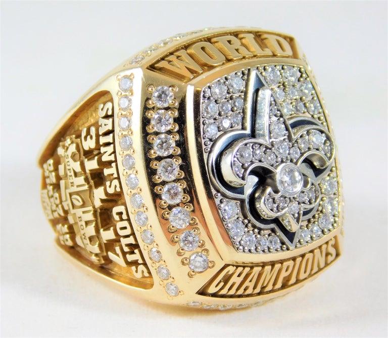 New Orleans Saints Super Bowl Ring For Sale at 1stdibs
