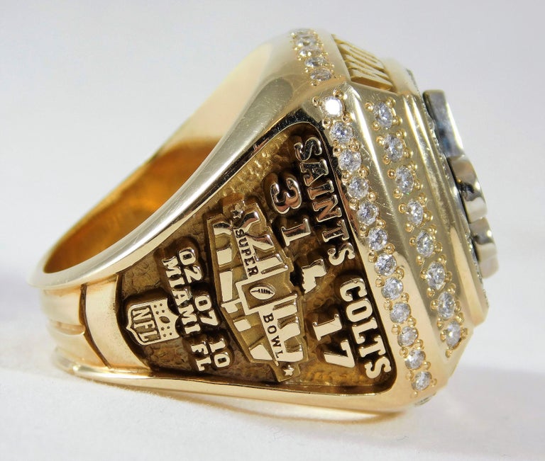 New Orleans Saints Super Bowl Ring For Sale at 1stdibs