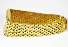 Genève yellow Gold Vintage Luxury quartz Wristwatch, circa 1980