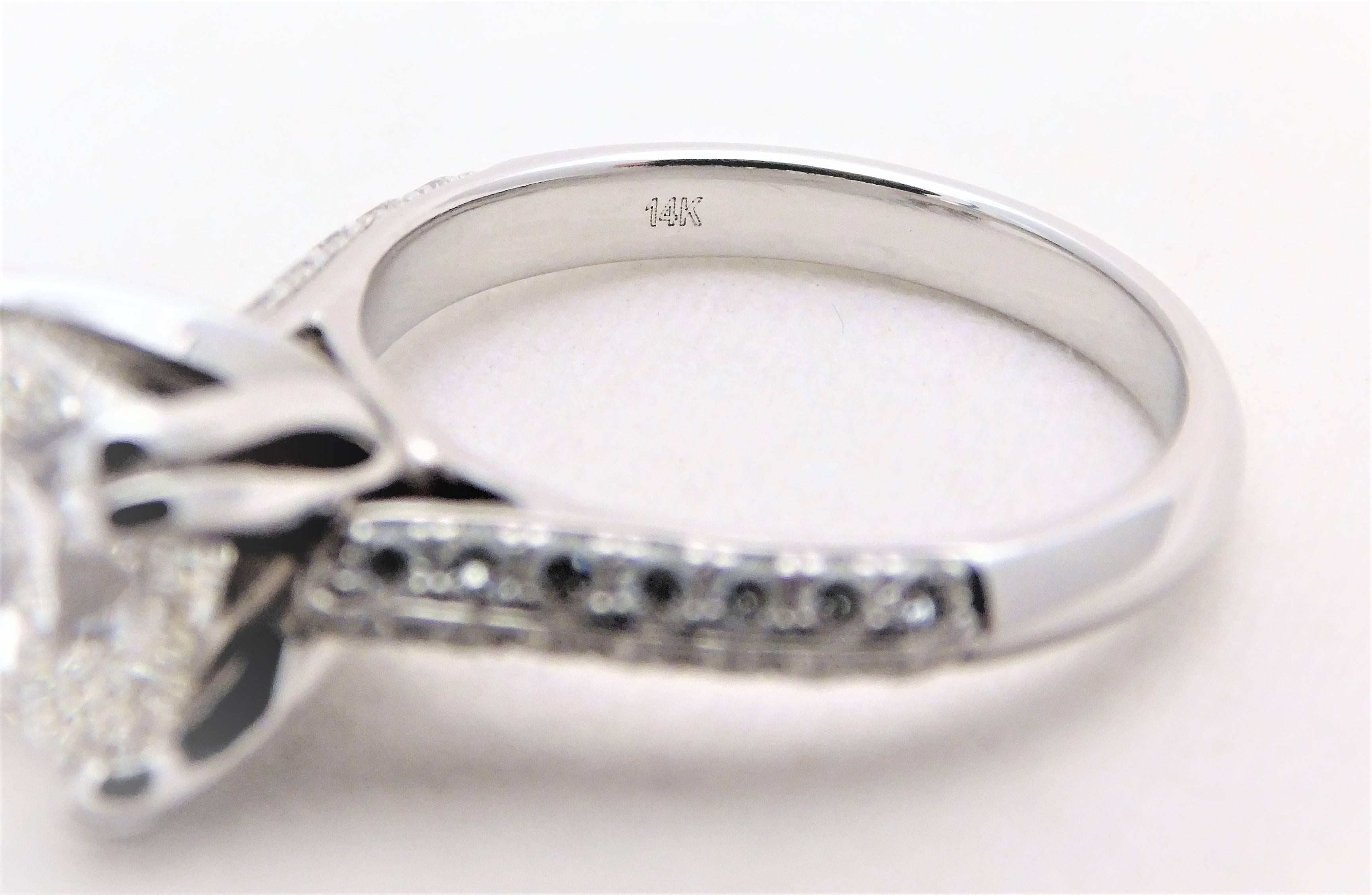 GIA Certified 3.28 Carat Cushion-Cut Diamond Engagement Ring 1