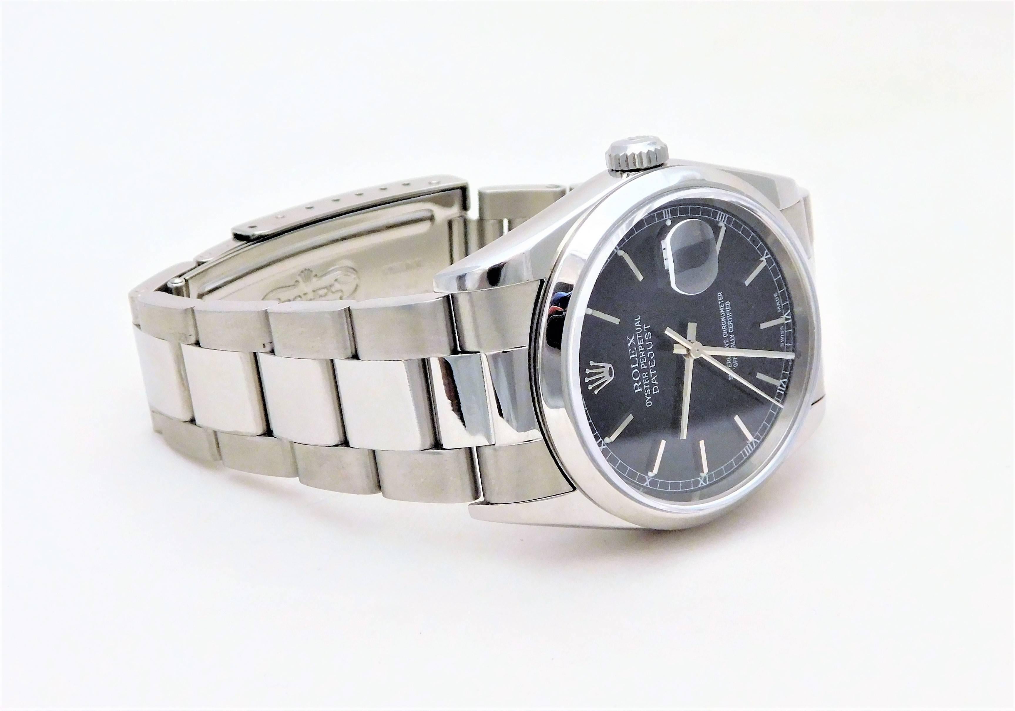 rolex oyster perpetual datejust 2005