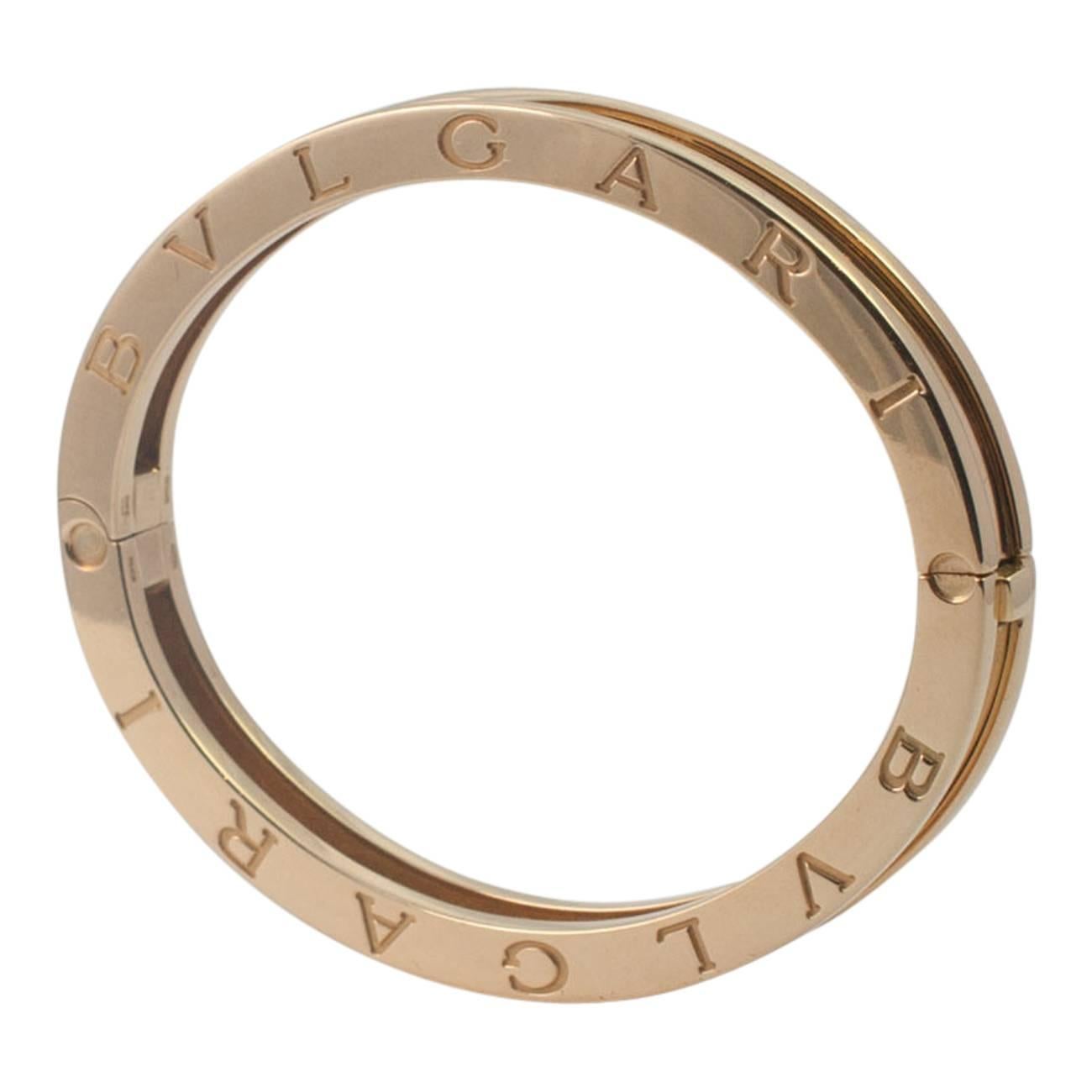 Bulgari B.Zero1 Gold Bangle Bracelet