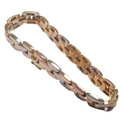 Van Cleef & Arpels Tri Color Gold Bracelet
