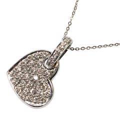 Diamond Heart Gold Pendant 7