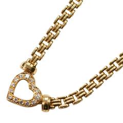 Diamond Gold Heart Necklace 10