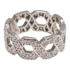 Tiffany & Co. Platinum Diamond Band Ring