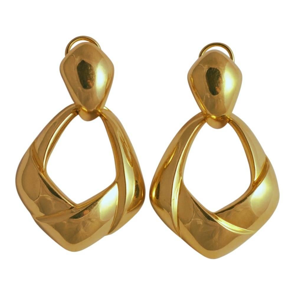 Tiffany & Co. 18 Carat Gold Earrings For Sale