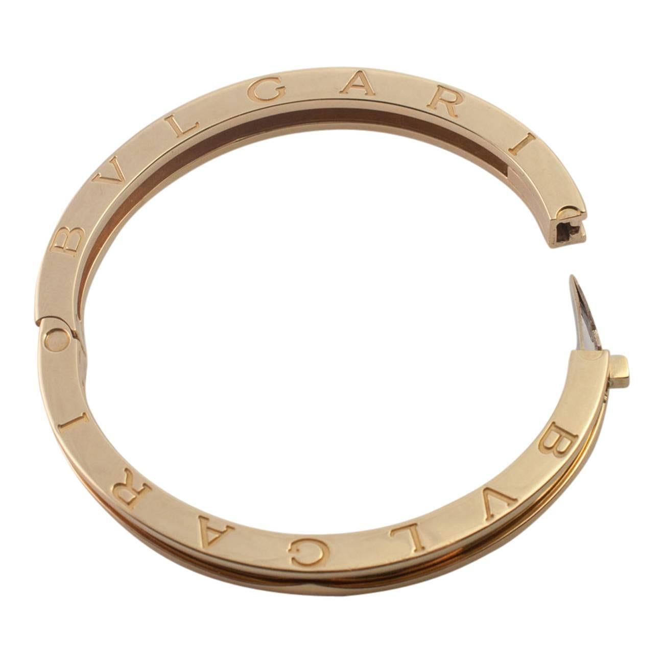 Bulgari B.Zero1 Gold Bangle Bracelet 1