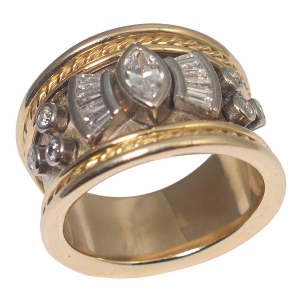 Women's or Men's Stephen Webster Diamond Gold Ring
