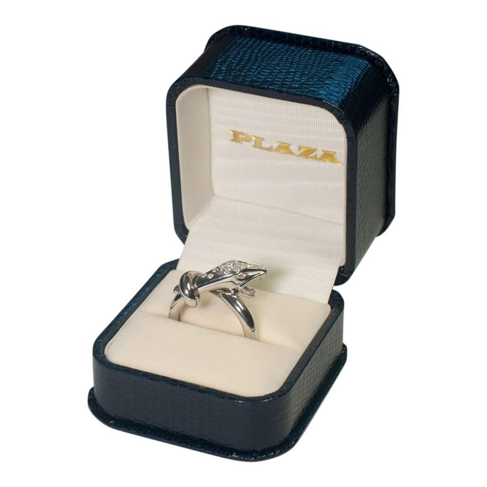 Boucheron Kaa Snake Diamond Gold Ring 2