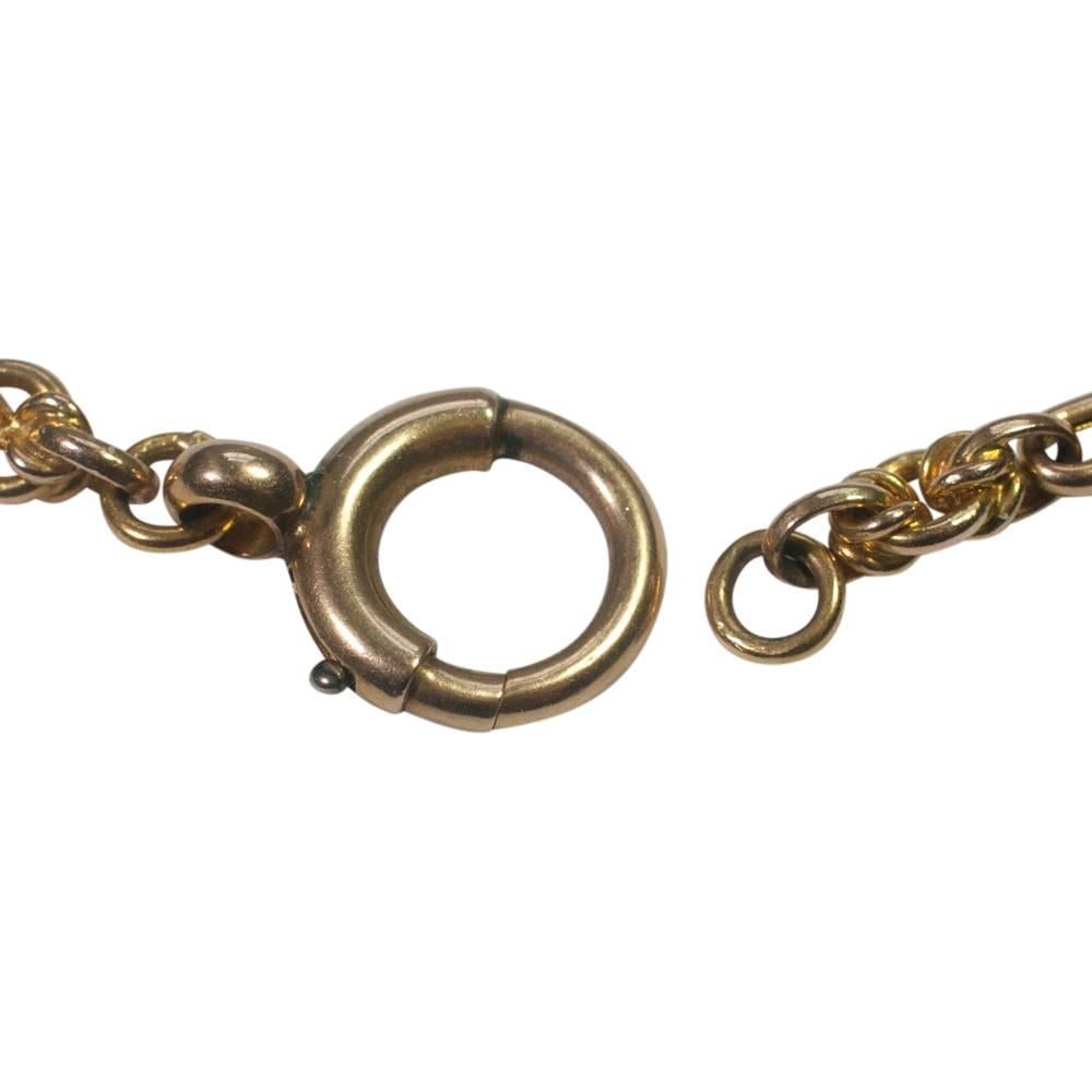 Women's Victorian Long Gold Chain