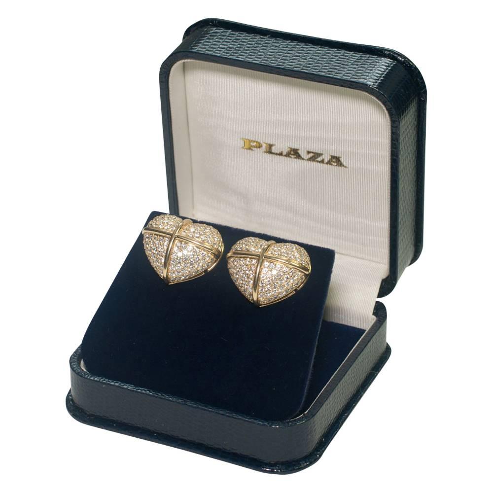 Chopard Diamond Gold Earrings For Sale 1