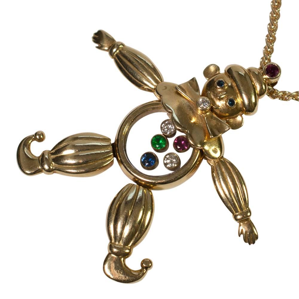 chopard clown pendant