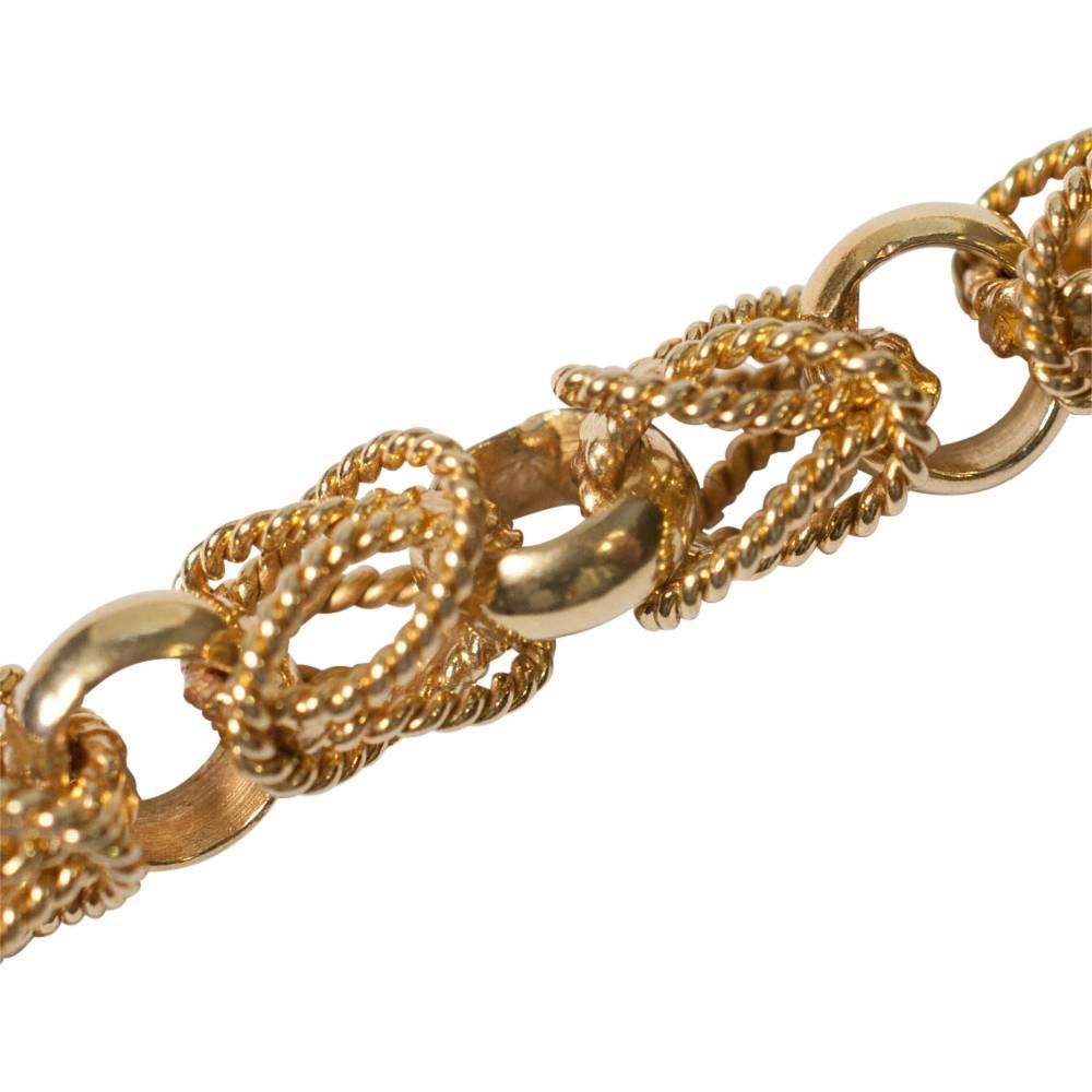 Women's 18 Carat Gold Chain Link Necklace