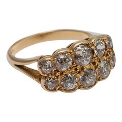 Victorian Diamond Gold Ring