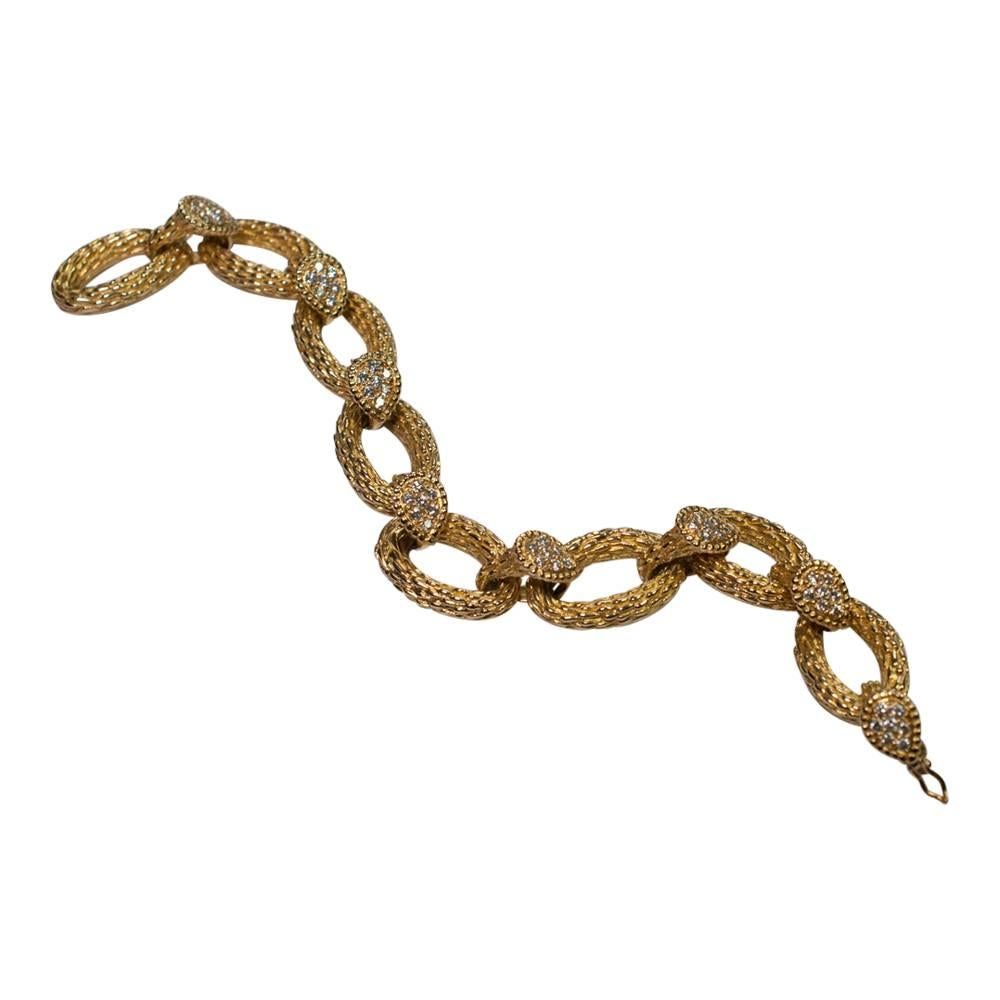 Gold Diamond Bracelet 3