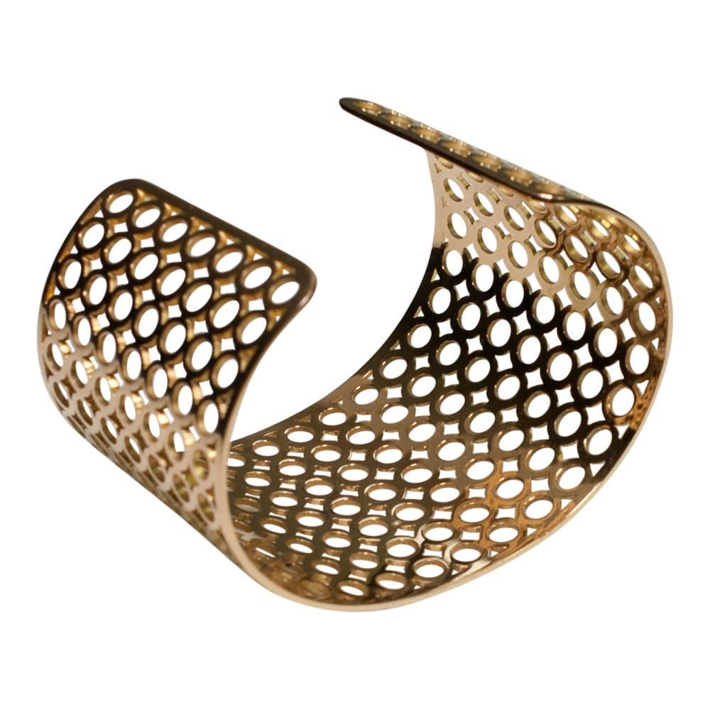 Women's Theo Fennell Gold Cuff Bracelet