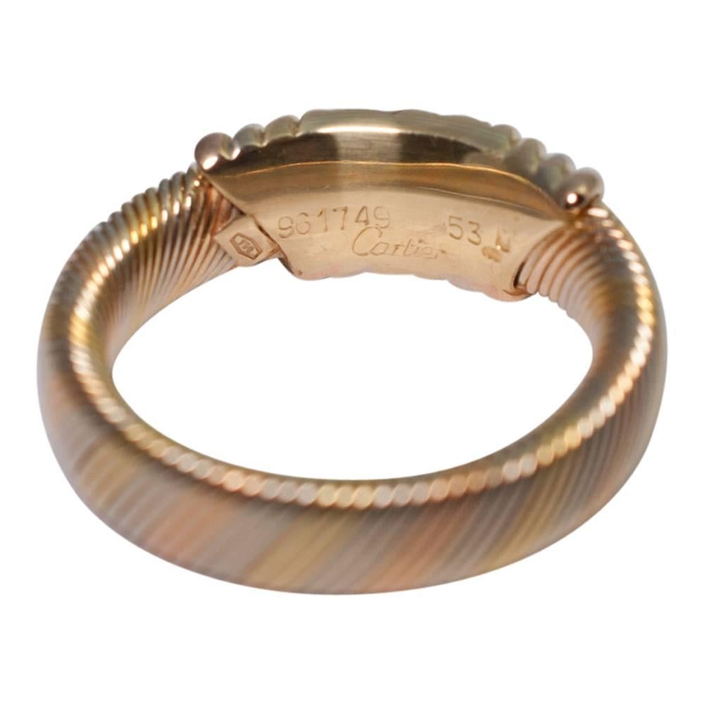 Women's Cartier Diamond Gold Ring