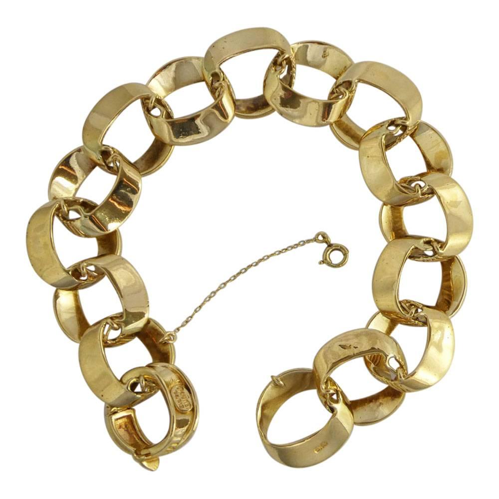 Women's Chaumet Gold Link Bracelet