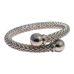 Stella Milano White Gold Bangle Bracelet