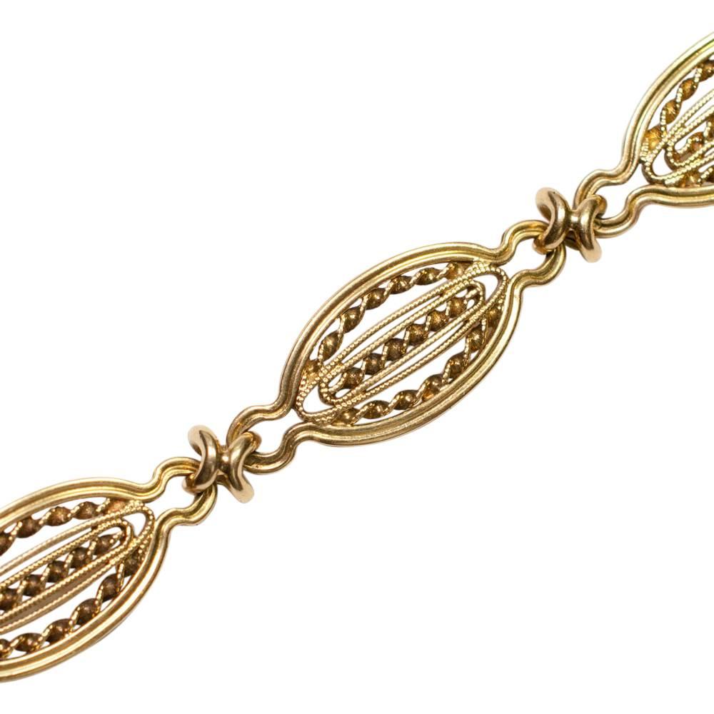Antique French Gold Bracelet 1