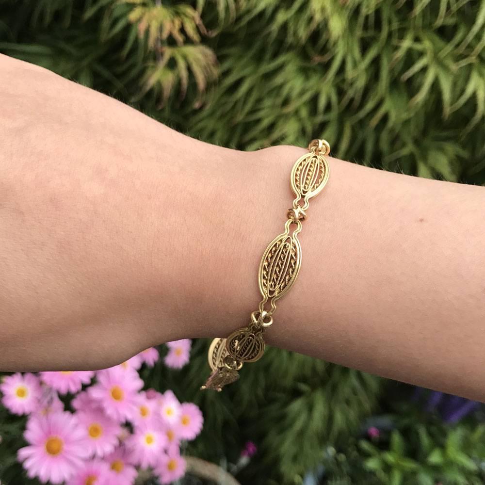 Antique French Gold Bracelet 3