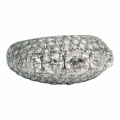 1930s Diamond Gold Cocktail Ring