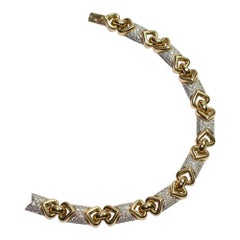French Gold Diamond Bracelet