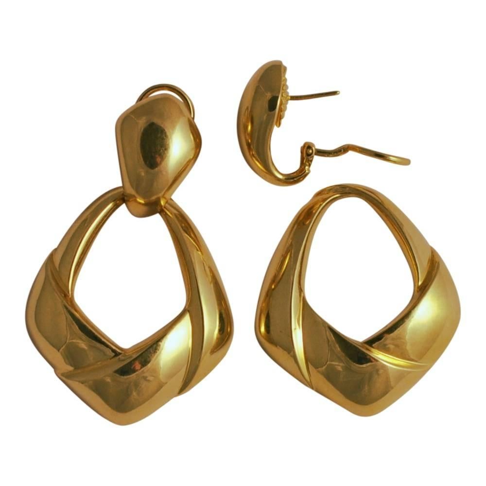 Women's Tiffany & Co. 18 Carat Gold Earrings For Sale