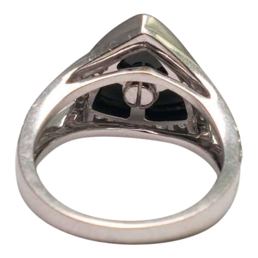 Mauboussin Diamond and Onyx 'Dream and Love' Gold Ring For Sale 1