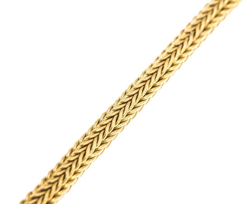 Etruscan Revival Etruscan Style Yellow Gold Chain