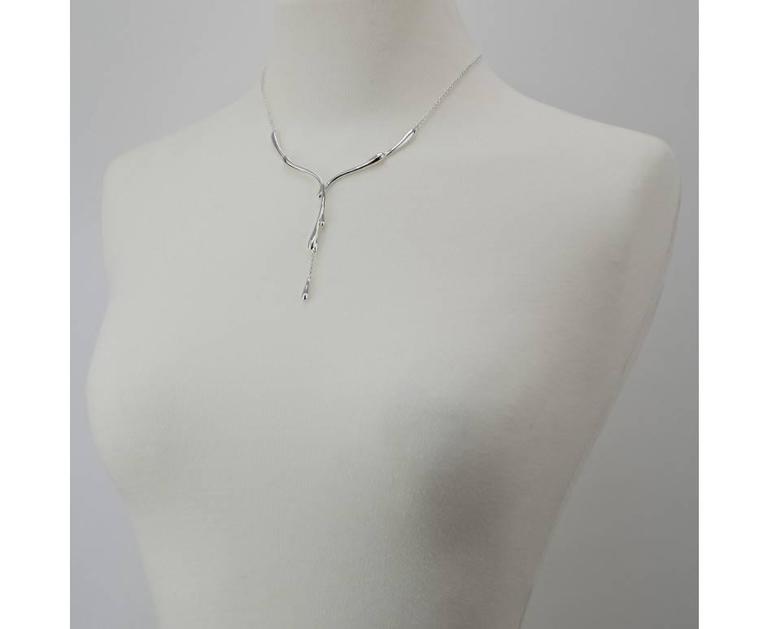 Lucy Quartermaine Sterling Silver Dripping Necklace For Sale at 1stDibs lucy drips