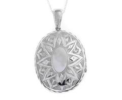 Vintage Silver Oval Locket