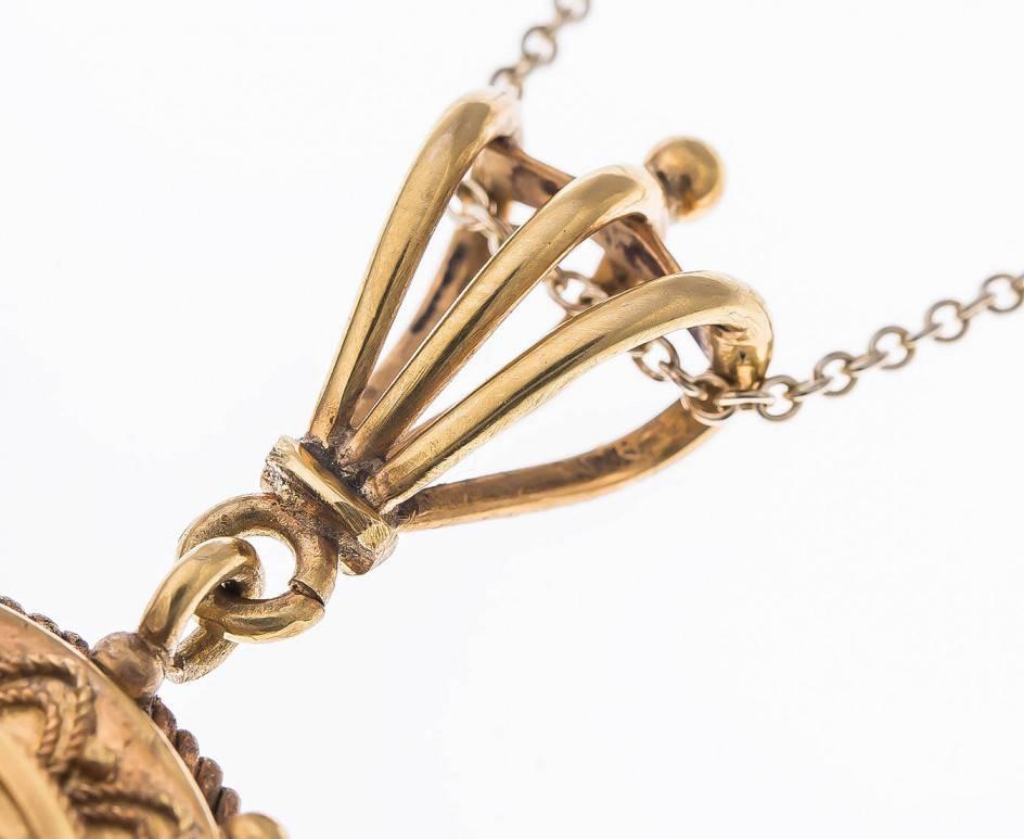 GEMMOLOGIST'S NOTES
Bring a touch of Victorian glamour to any occasion, with this beautiful hand crafted cannetille pendant.

This beautiful piece of history that can still be worn and admired today.

A stunning gift for any occasion.