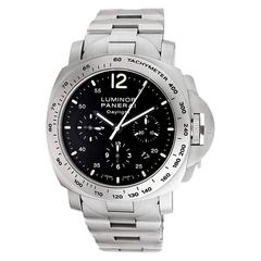 Panerai Stainless Steel Daylight chronograph Wristwatch Ref PAM 236