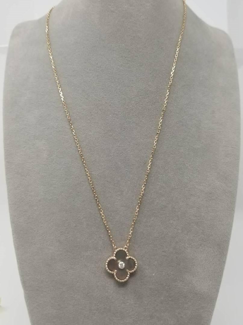 grey van cleef necklace