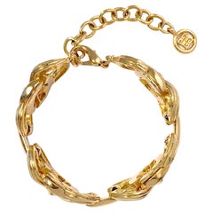 Vintage Givenchy Big Link Chain Bracelet, 1980s