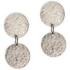 Arcade Earrings in Silver by Allison Bryan