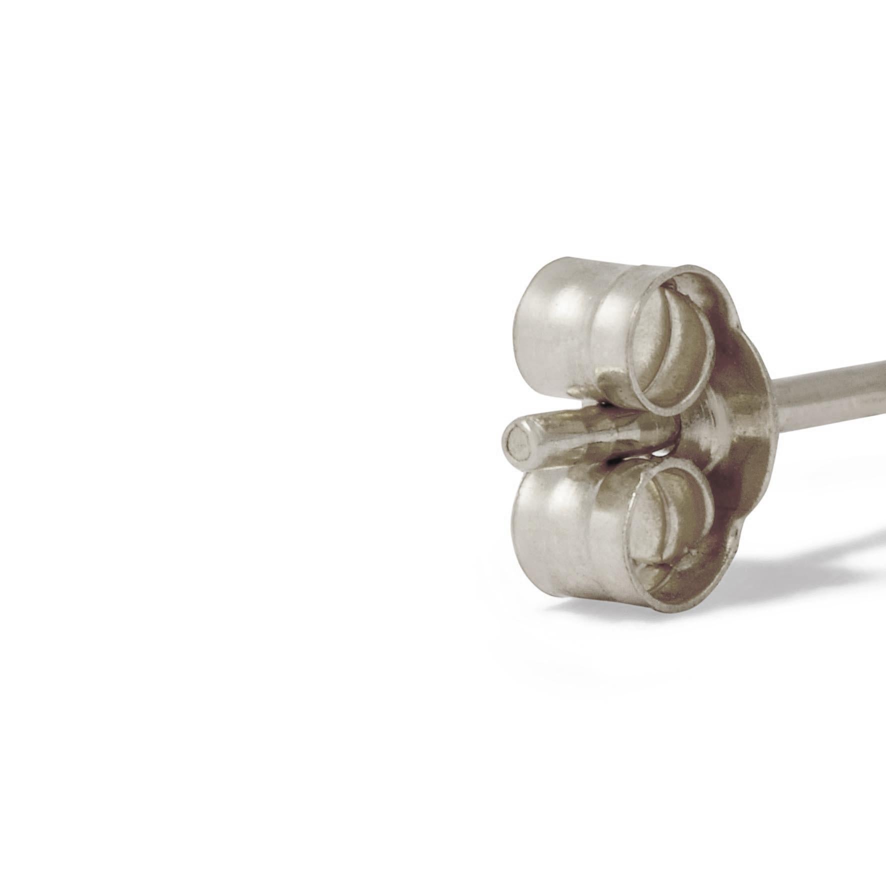 Ohrringe aus Silber von Allison Bryan, Rustikale im Zustand „Neu“ im Angebot in London, GB