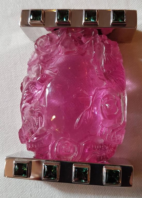 carved tourmaline