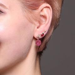 Seraphina 1.28 Carats Mozambique Rubies Drop Earrings