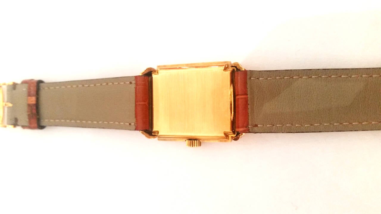 Patek Philippe Yellow Gold Wristwatch circa 1940s In Good Condition In Barcelona, ES